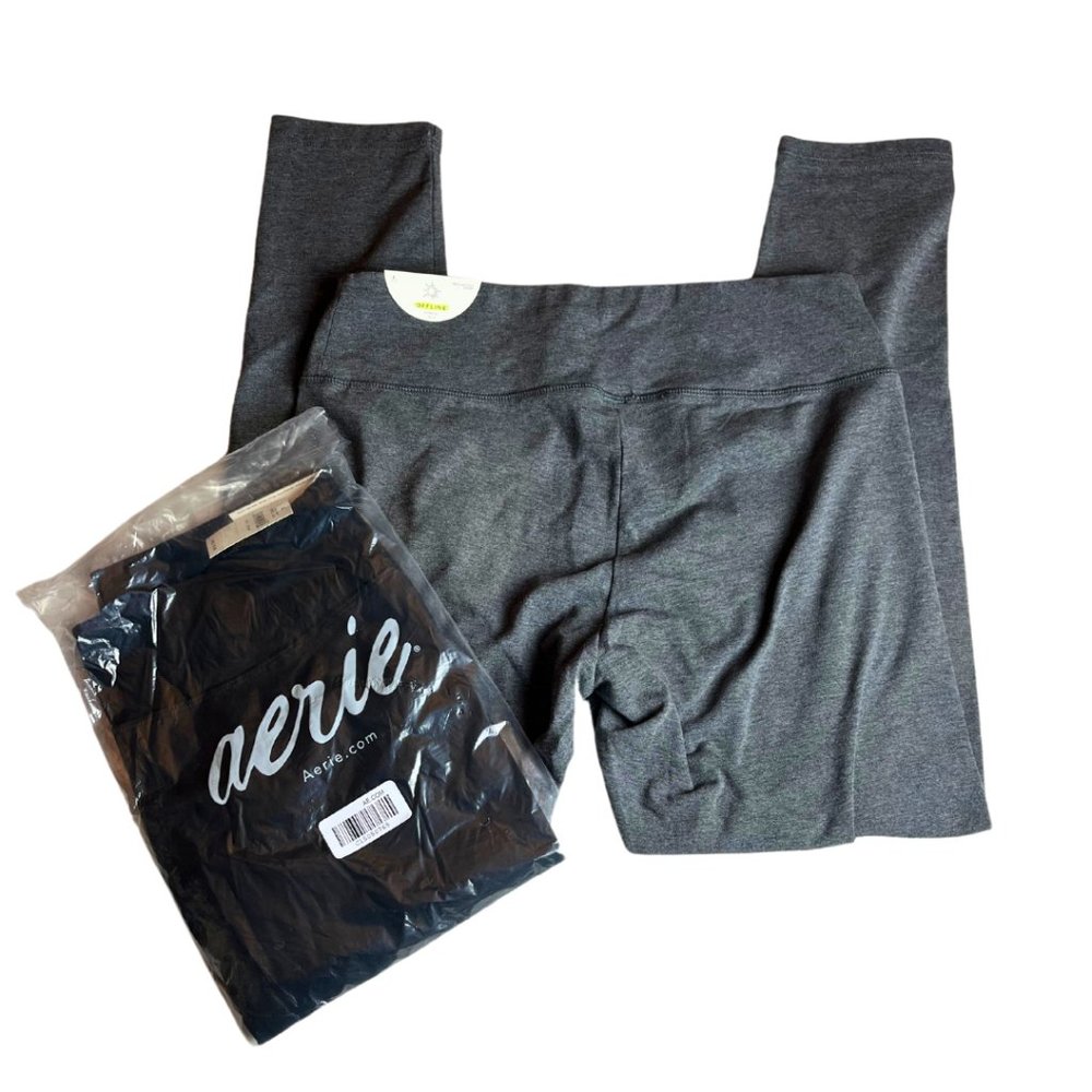 NWT Offline by Aerie Leggings Grey and Black (One of Each) L